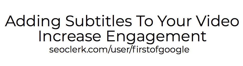 Video Maker Add Subtitles To Your Video 