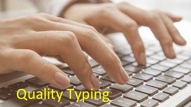 Providing "The Best Quality Typing Work " is my priority 