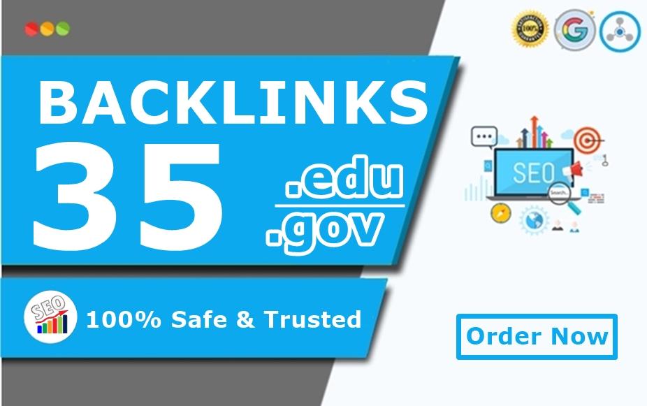 Create 35 Edu&Gov Backlinks manually with High DA 60 to DA 100 websites