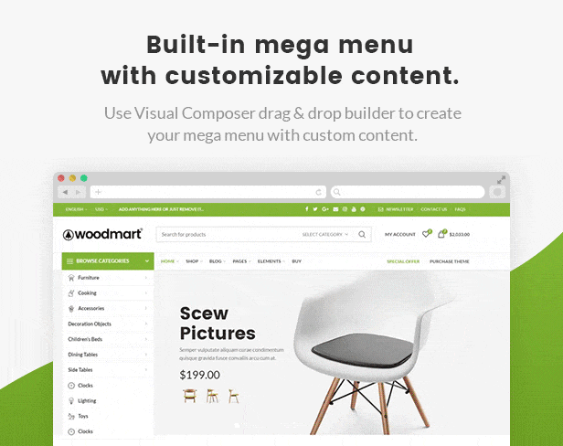 I will Create Your full Ecommerce Business Website by Woodmart Themes 
