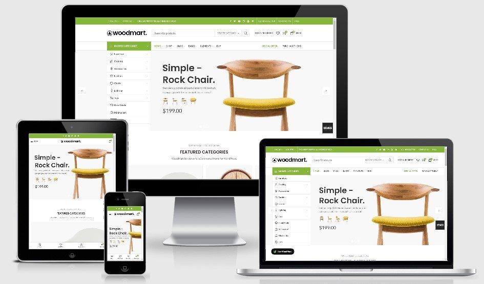 I will Create Your full Ecommerce Business Website by Woodmart Themes 