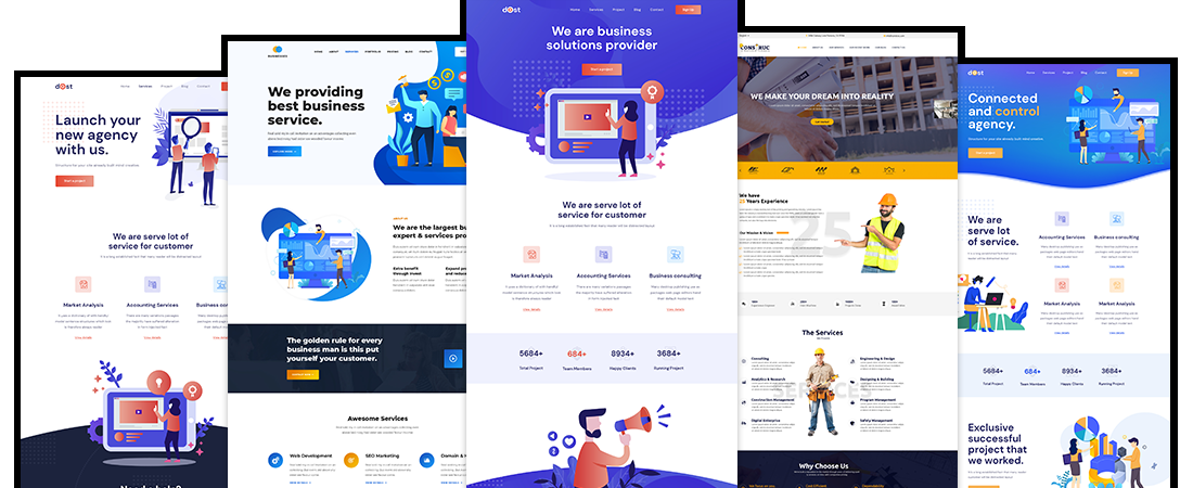 I will create your professional wordpress website