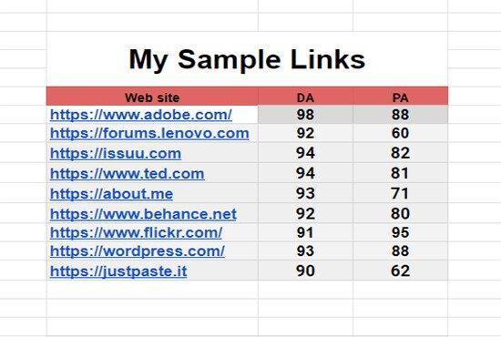 I will create manually 300 trustable profile backlinks for offpage SEO