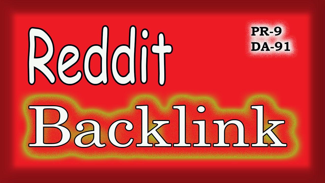 Get reddit backlinks, Supper strong(link) worldwide promotion 