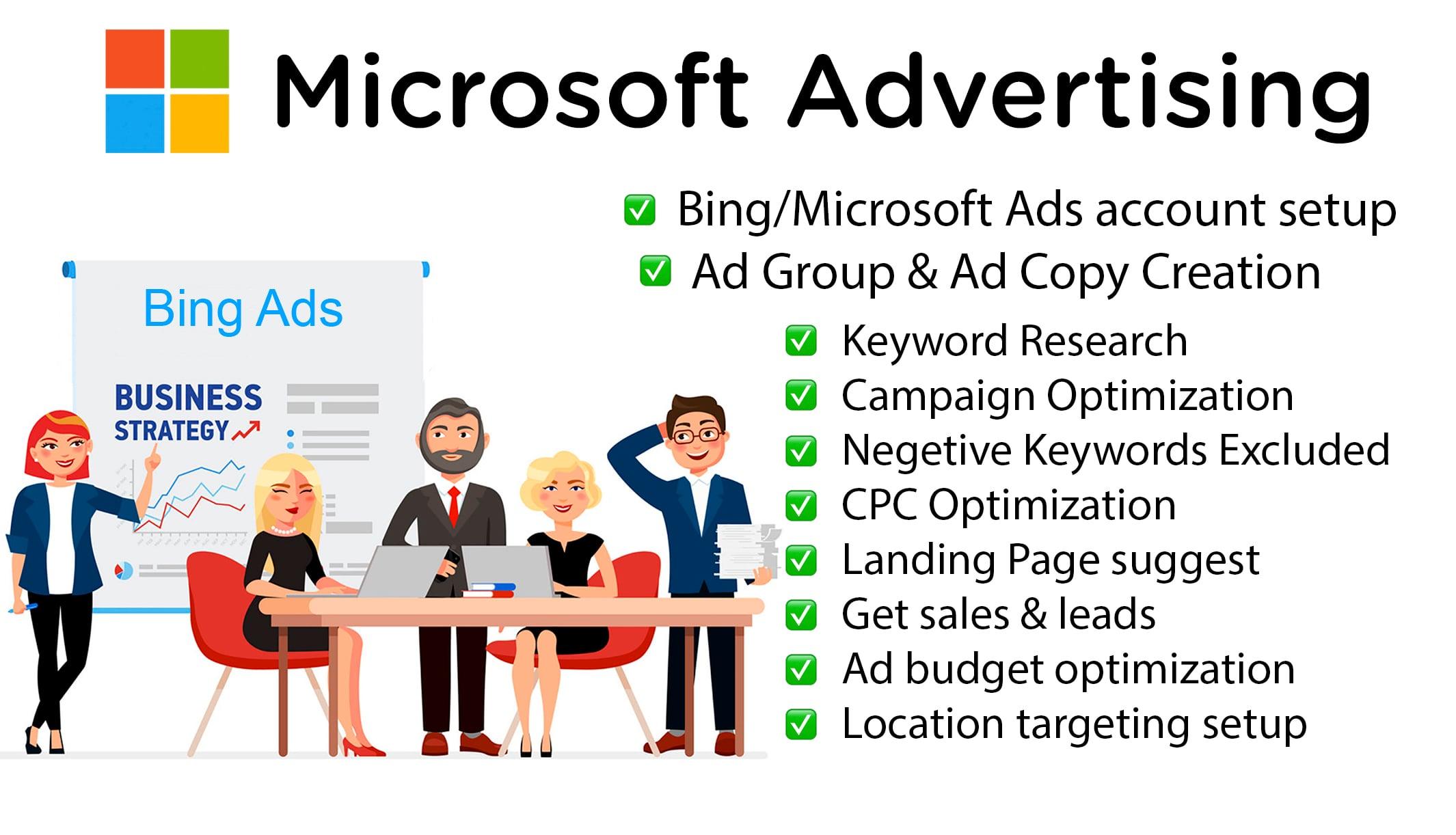 I will setup and manage your bing ads PPC campaign