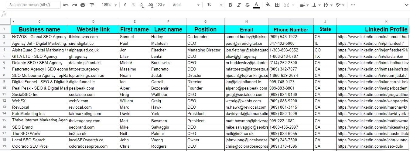 I Will Do 1k Verified B2B Lead Generation and Email List Building