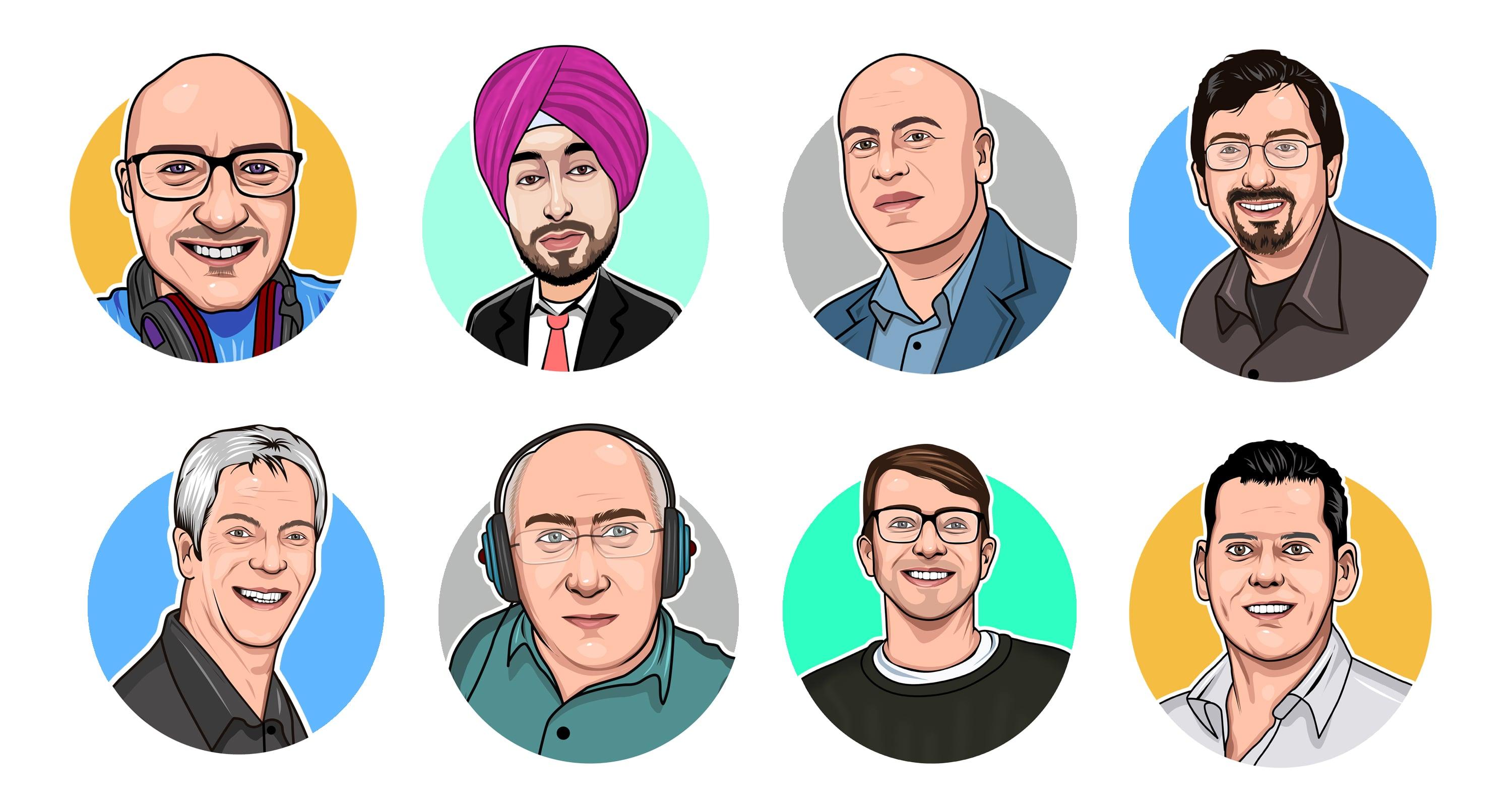 Draw Big head Cartoon Caricature from your photos