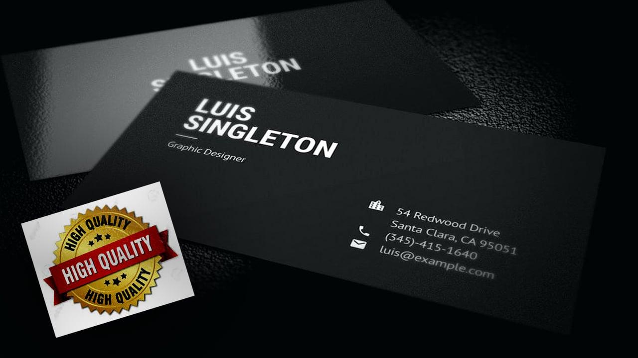 A Premium,Unique and Professional Business Card Design for You