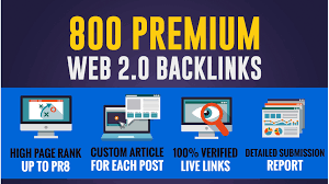 Provide 800 High quality Web2.0 Backlinks best for Your SEO