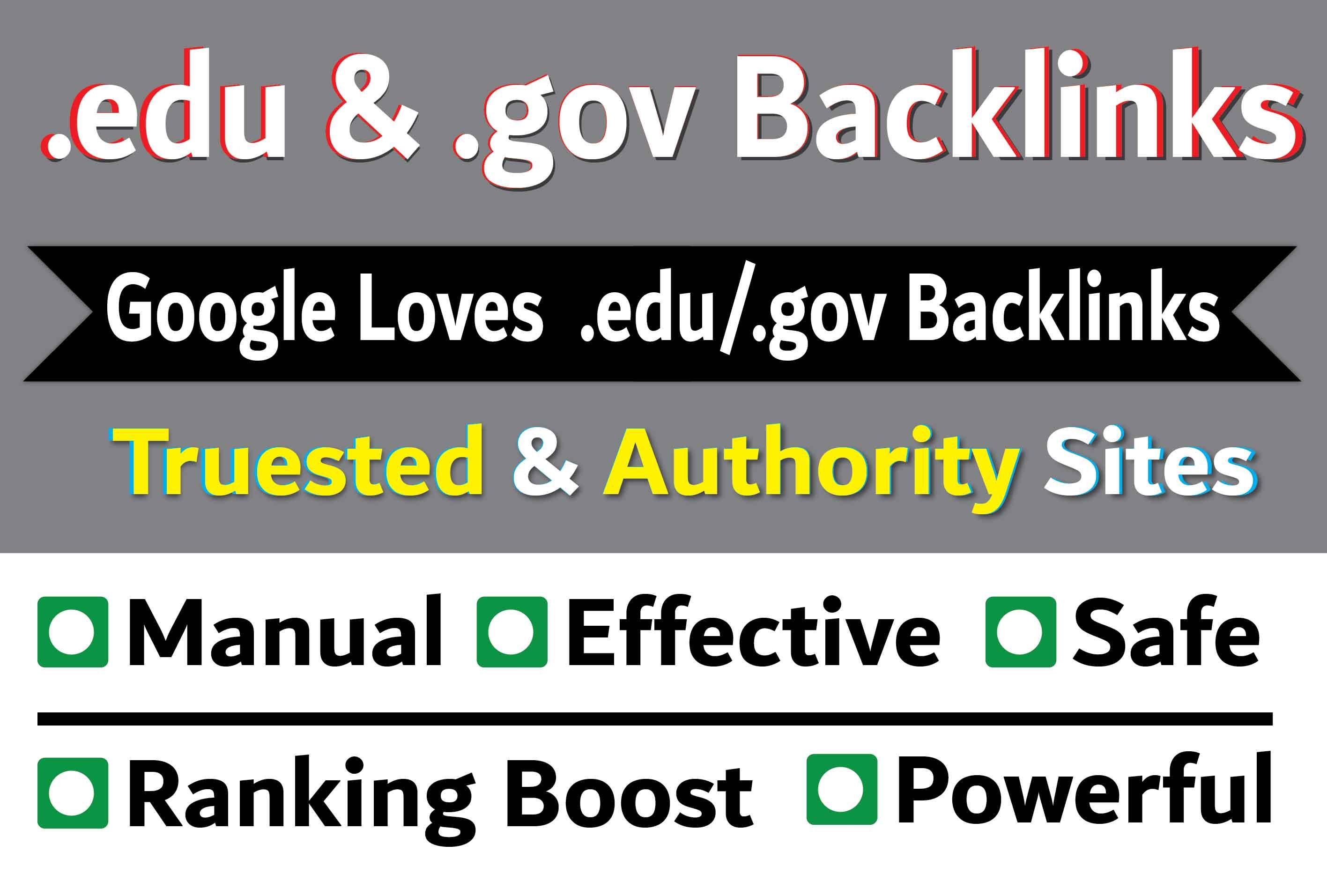 Top 22 Authority Edu or Gov Backlinks for your website or video Ranking on google 1
