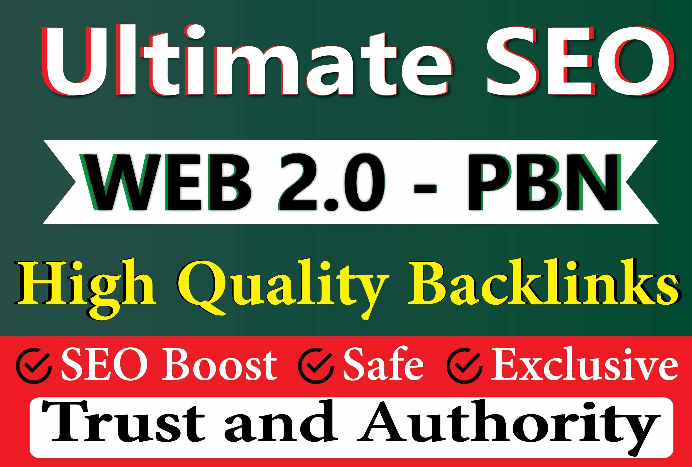 Get 55 Ultimate Web 2.0 and PBN Manual SEO Backlinks on DA 60+ Authority sites to Boosting Rank