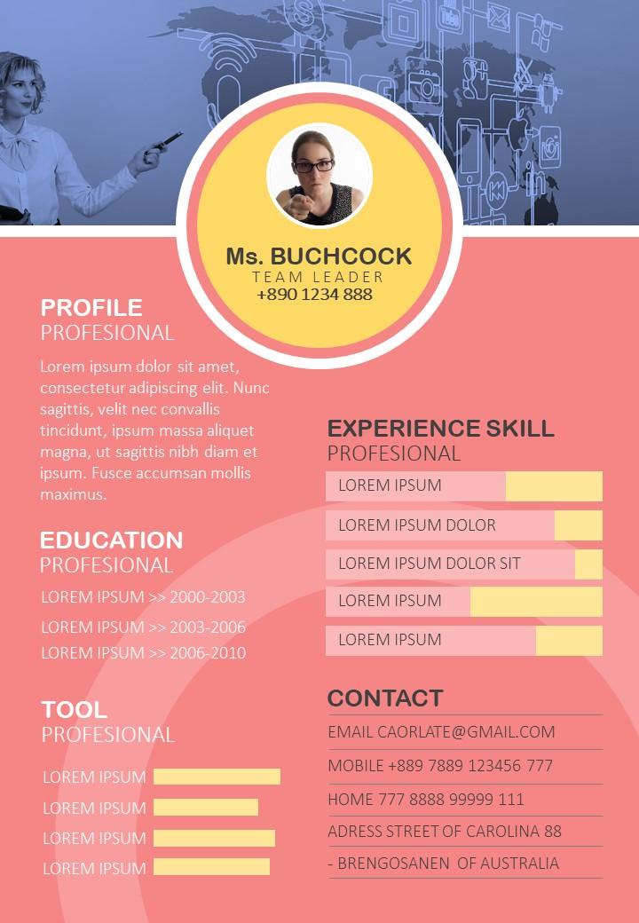 Get 8 Awesome Colorful Editable Resume Templates