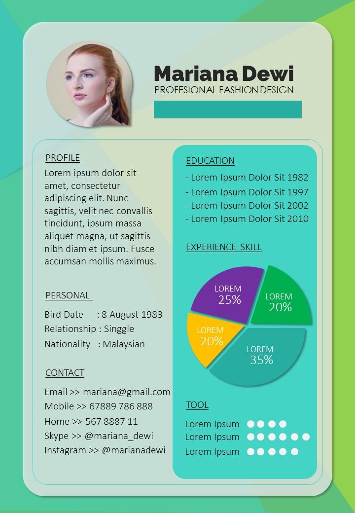 Get 8 Awesome Colorful Editable Resume Templates