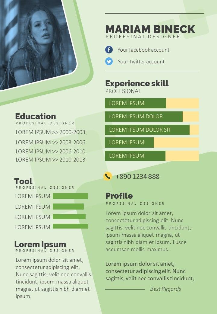 Get 8 Awesome Colorful Editable Resume Templates
