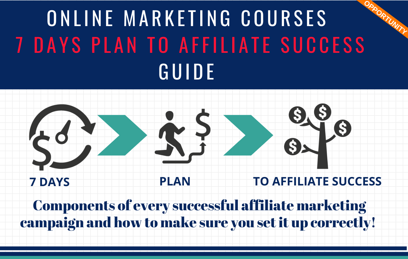 Online Marketing Courses 7 Days Plan to Affiliate Success Guide