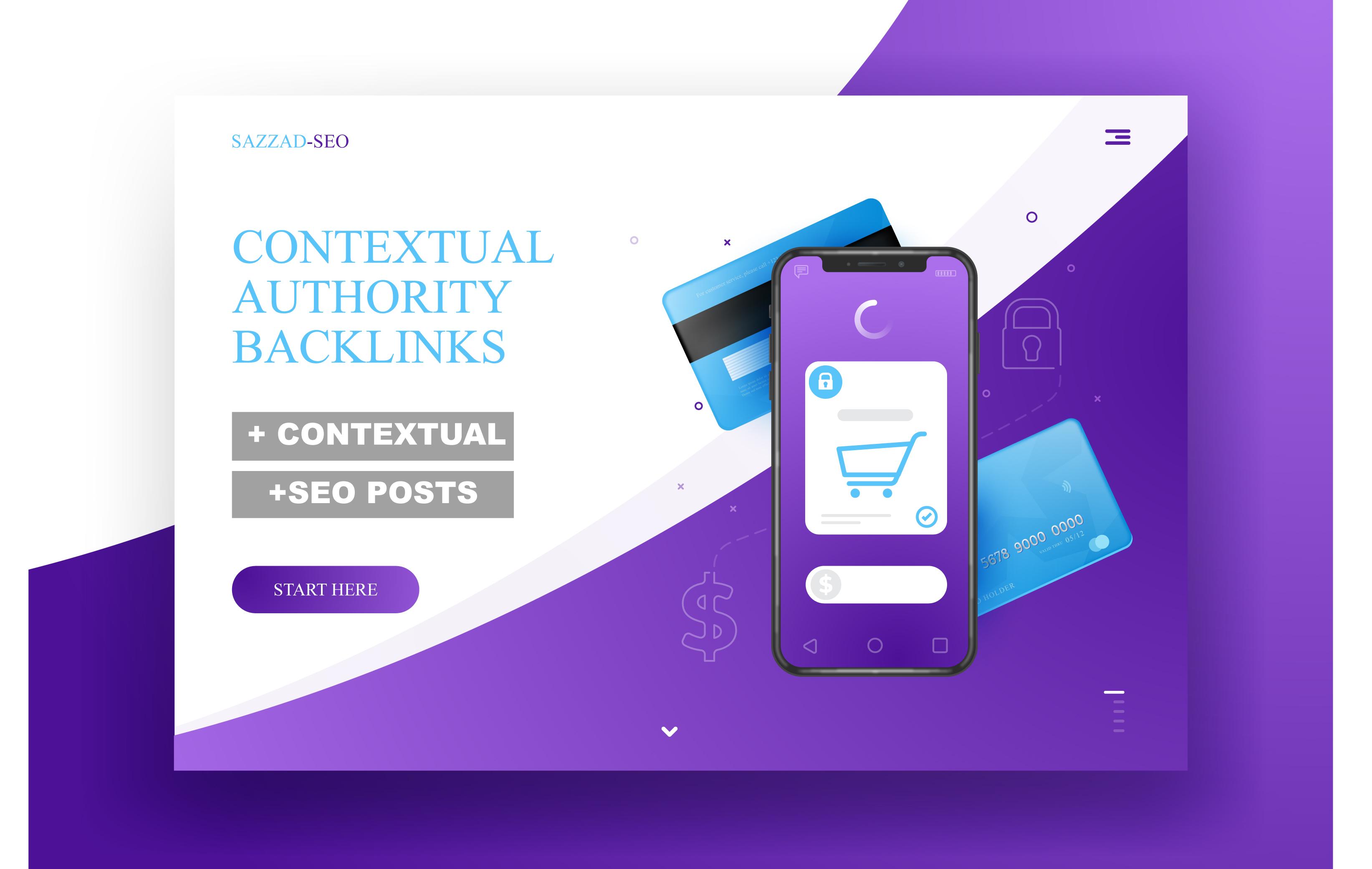 50 contextual seo dofollow authority backlinks