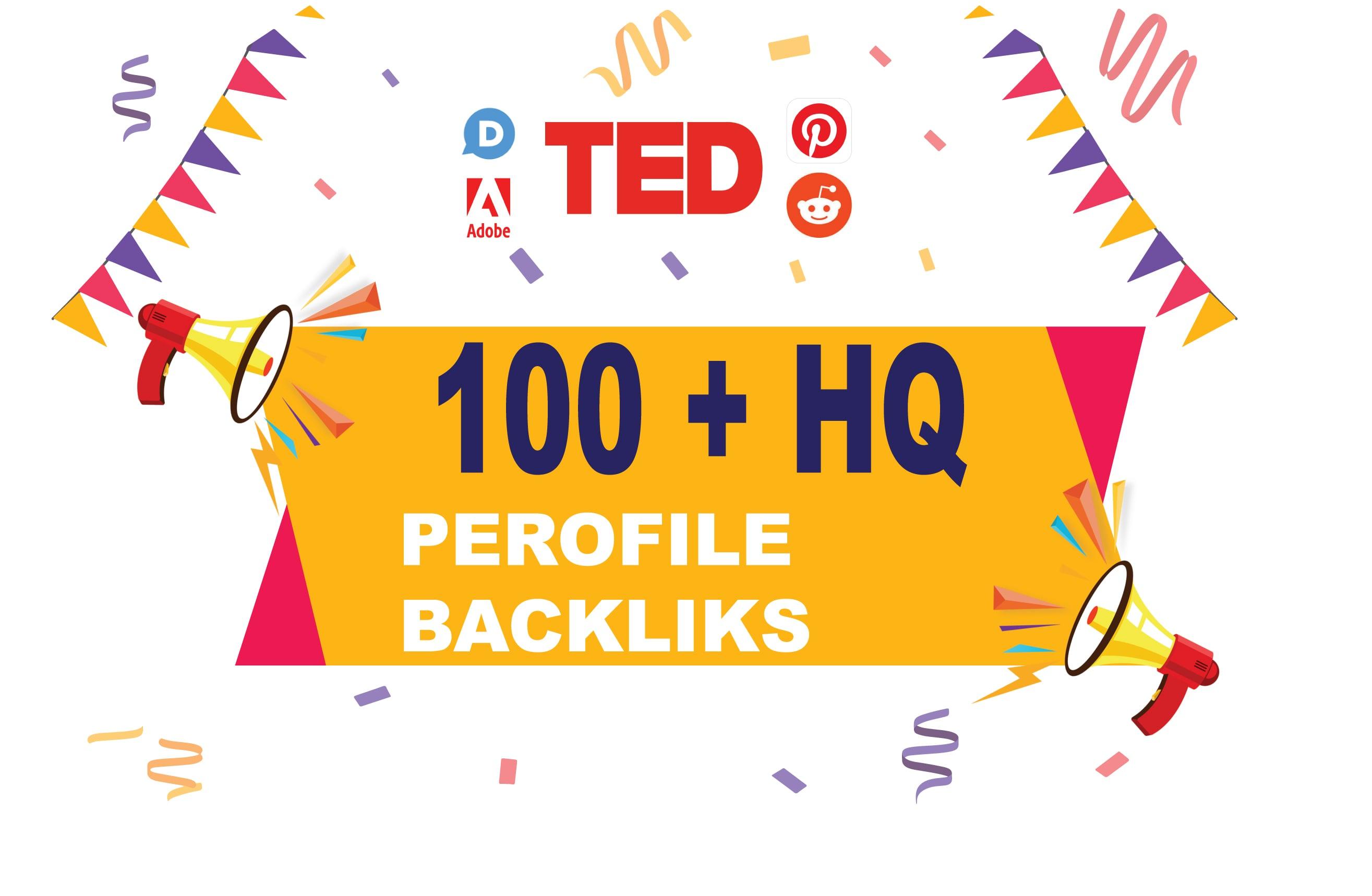 I will do high authority 50 profile backlinks