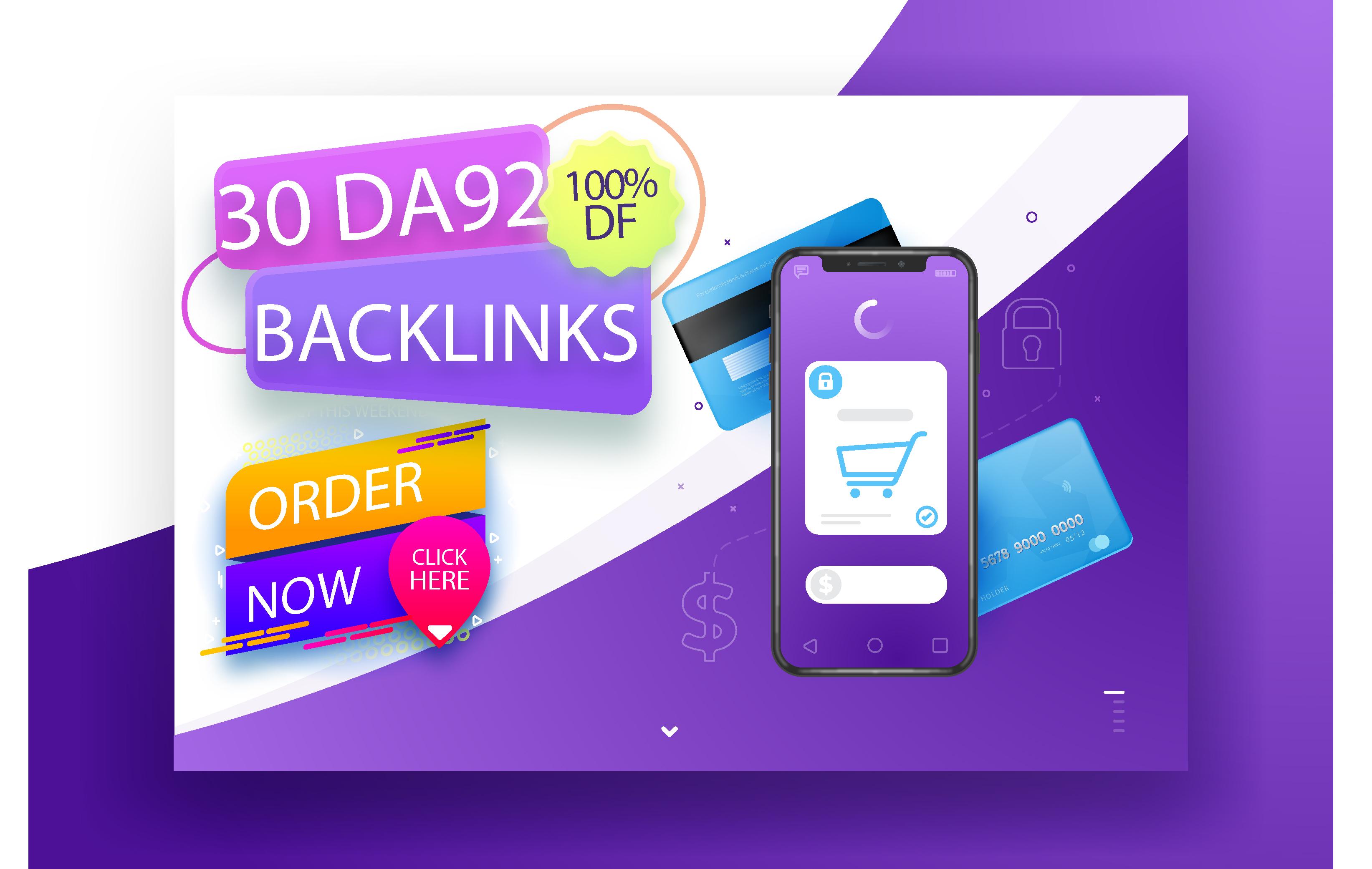 30 evernote DA92 contextual seo dofollow authority backlinks