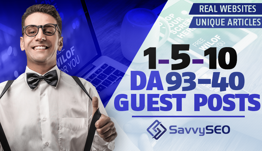 1-10 Guest Posts - DA 93-40 - Real Websites