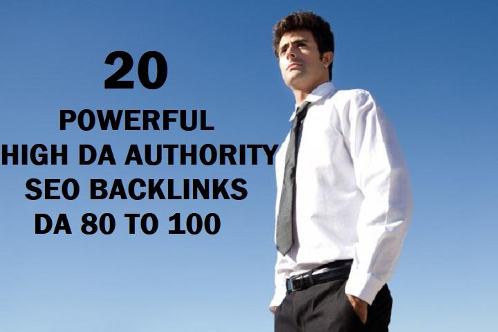20 Powerfull High DA SEO Backlinks
