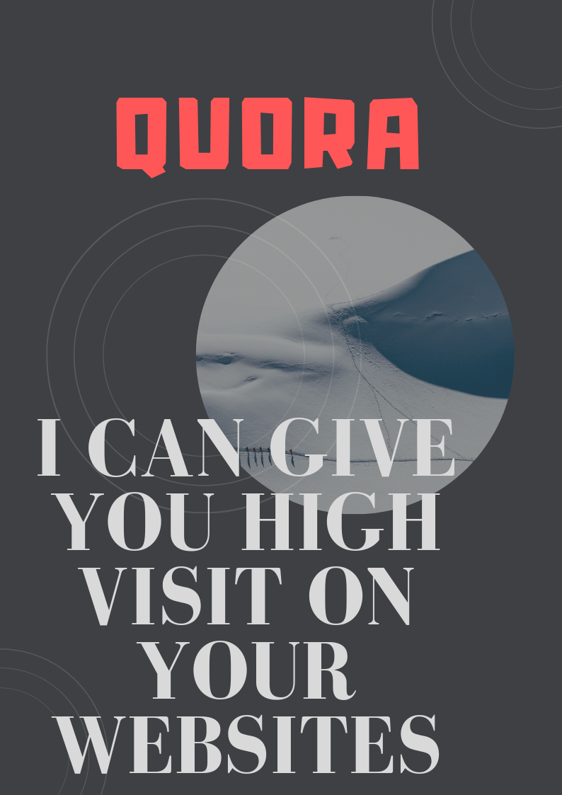 Promote your Website 10 quora answers with highly visited Quora profile