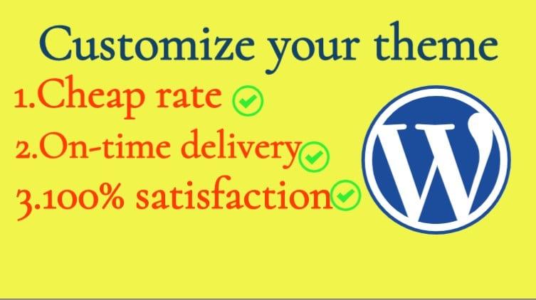 I will do all WordPress works like customize, add plugin, fix bug