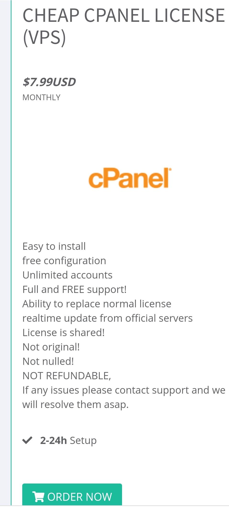 Cheap Cpanel License, Unlimited Accounts
