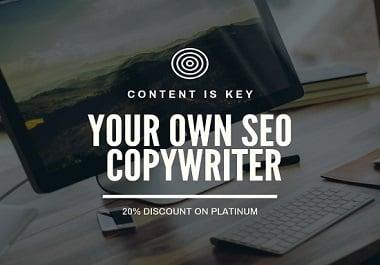 SEO Content Development For Five Website Pages 