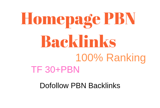 I will provide you 5 pbn backlinks from TF CF 30 plus $10