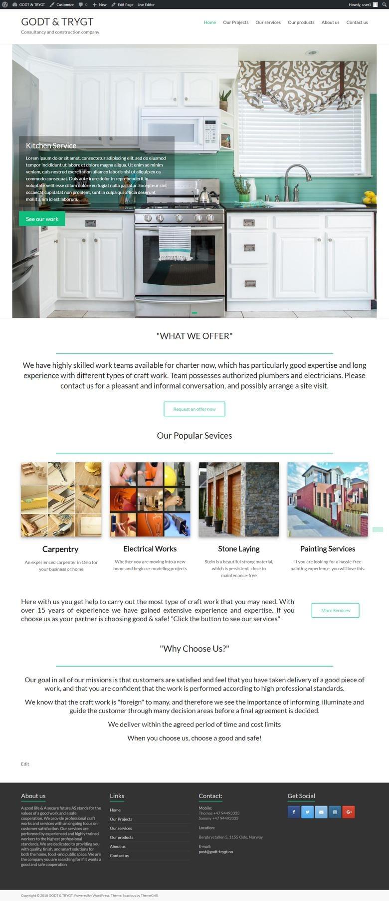  i can develop WordPress Website 