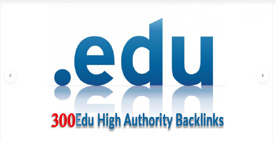 300 EDU. Gov. Backlink High Authority 