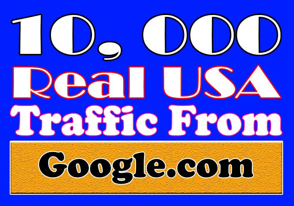 Get 10,000+ Website USA traffic from Google.com-Targeted traffic to promote your website