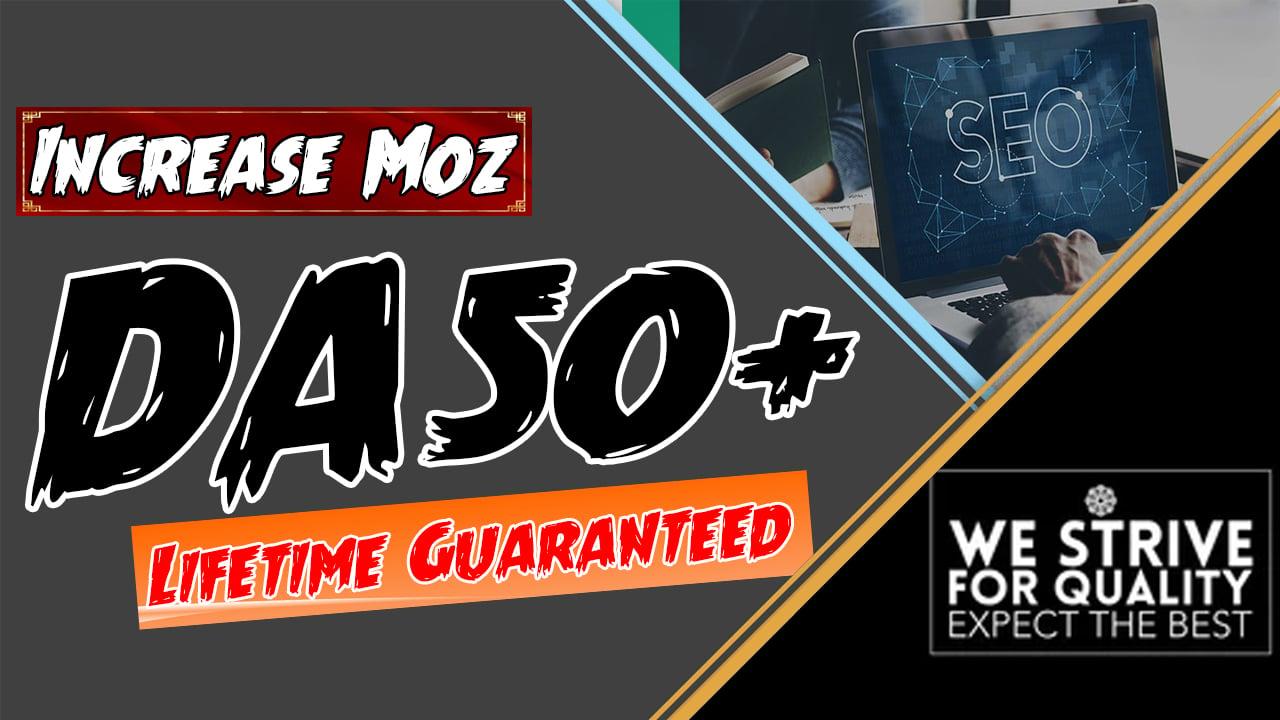 Special Offer Is Live Now: Increase Permanent MOZ DA(0 to 50+) of your website Using Latest Statergy