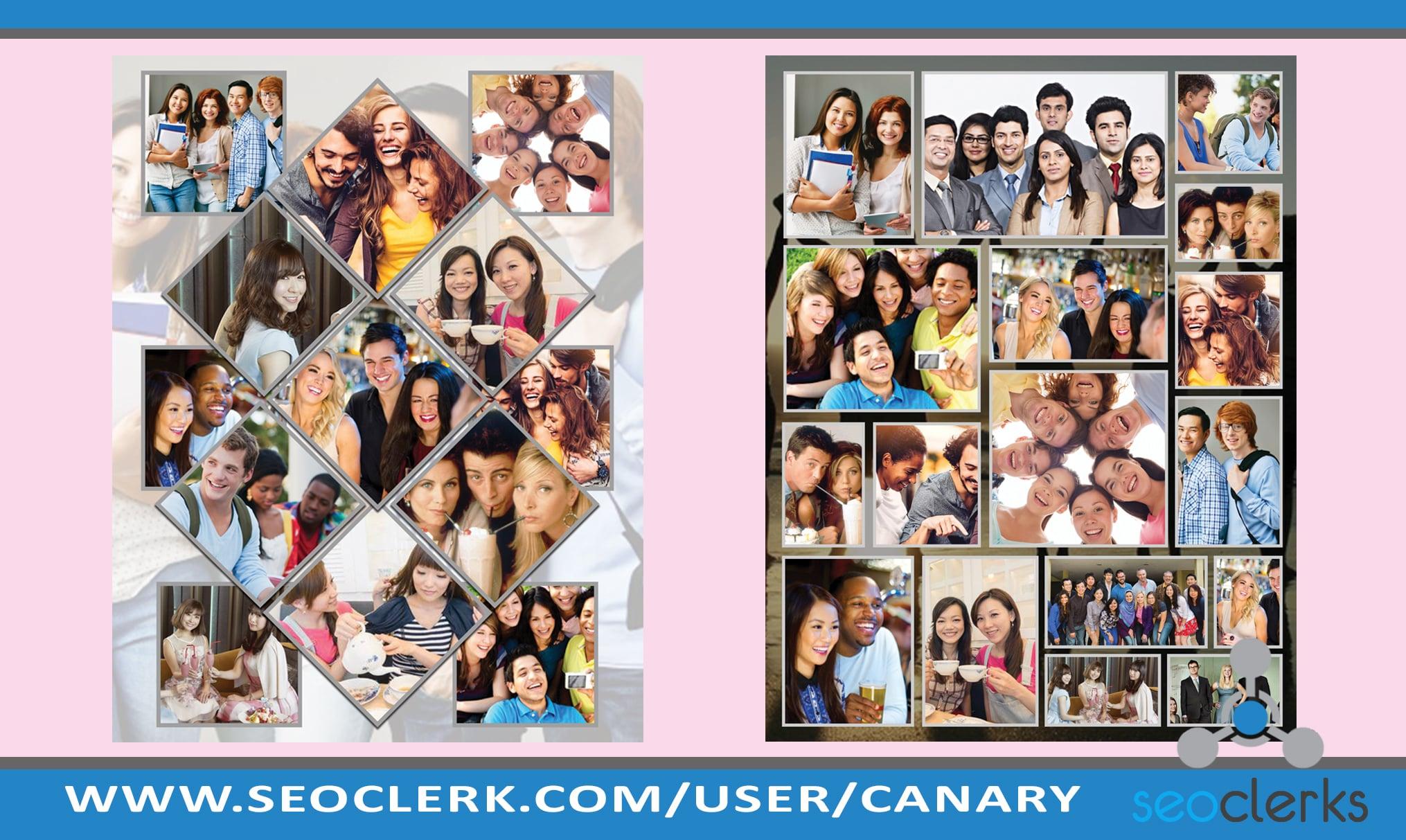 I will create awesome photo collage from your photos