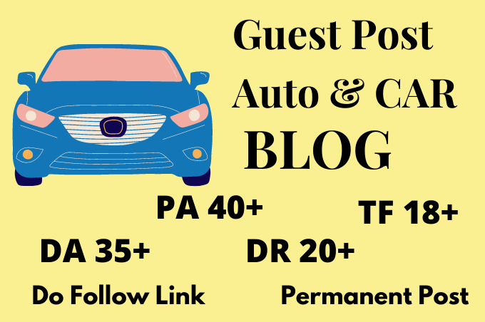 I will do a guest post in da 40 and DR 49 auto blog