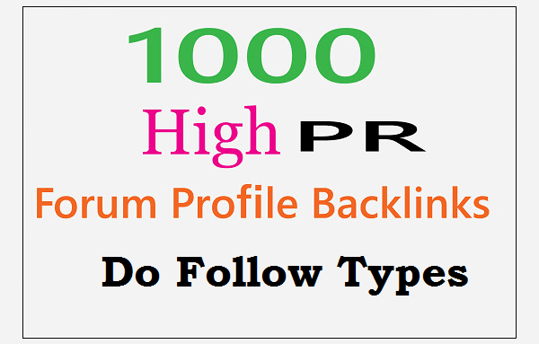 1000,+ Forum Profiles Back-links