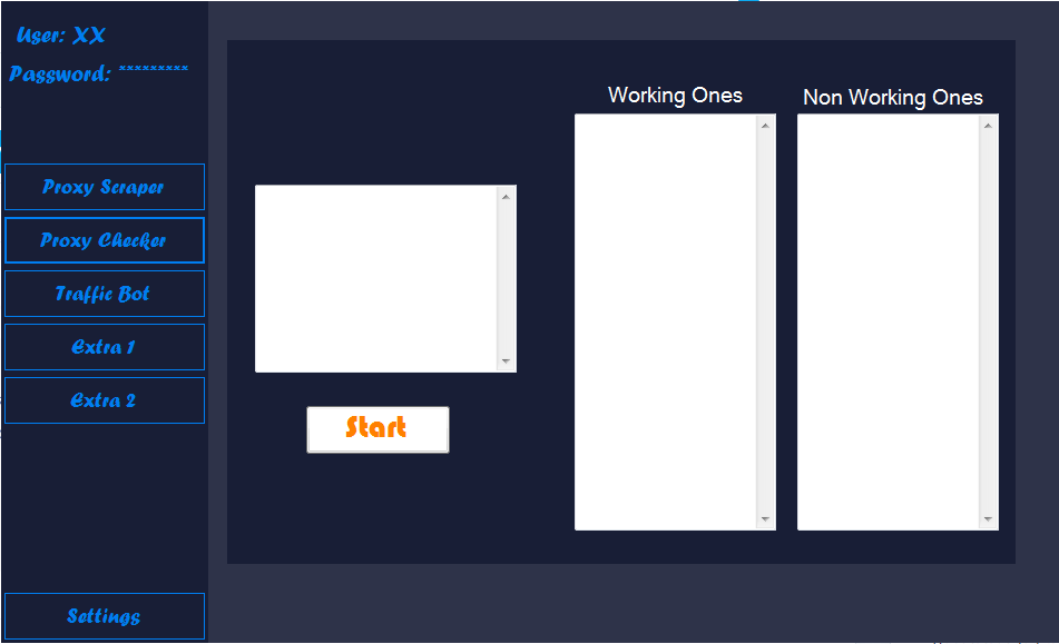 All in one Software :Traffic Bot / Proxy Scraper / Proxy Checker