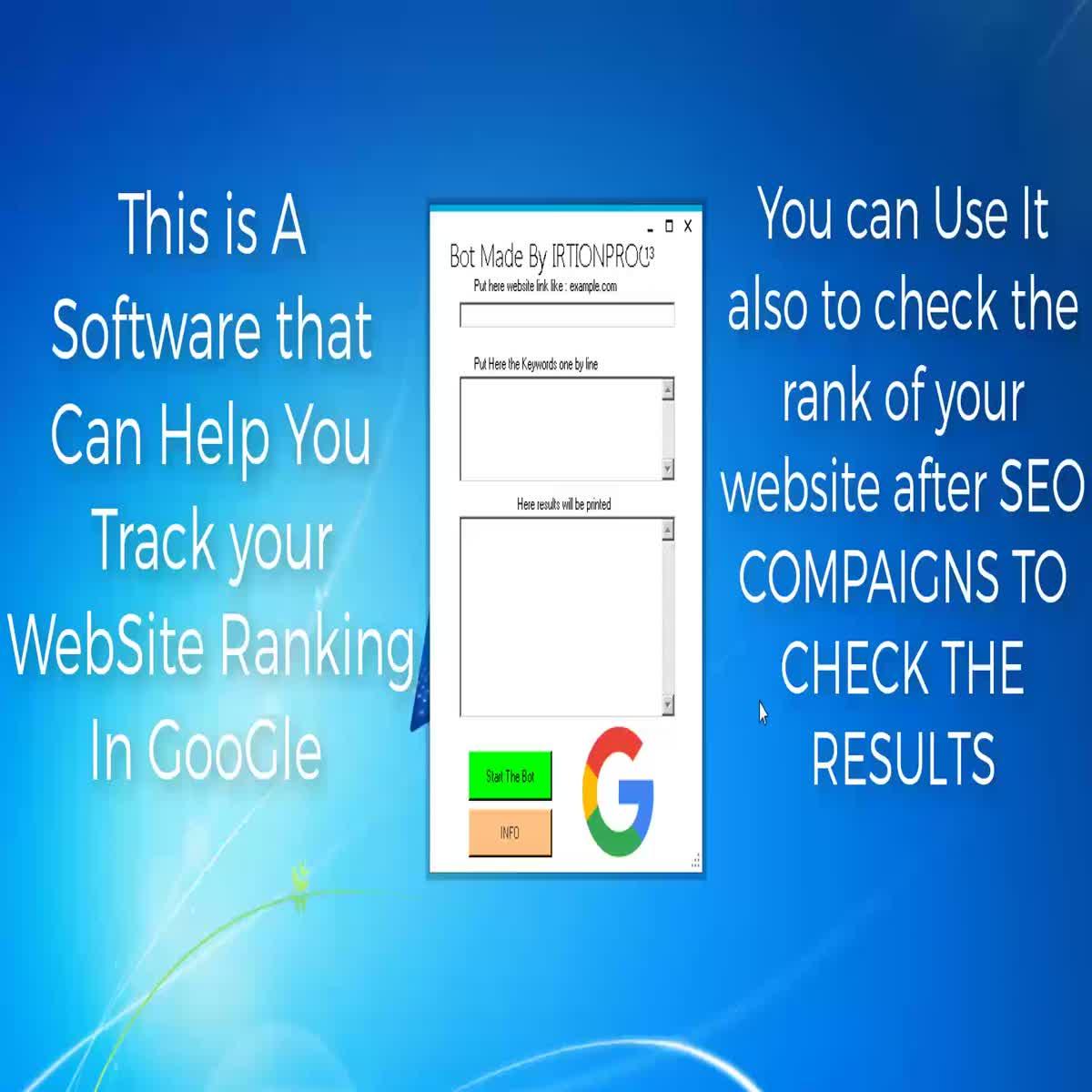 Google Bulk Url Rank Checker Bot