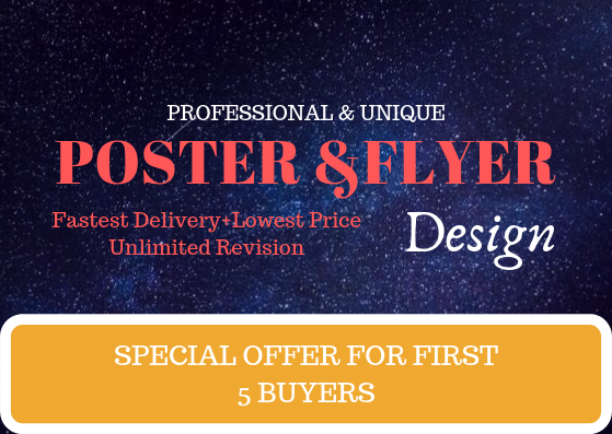 Design catchy flyer, poster design