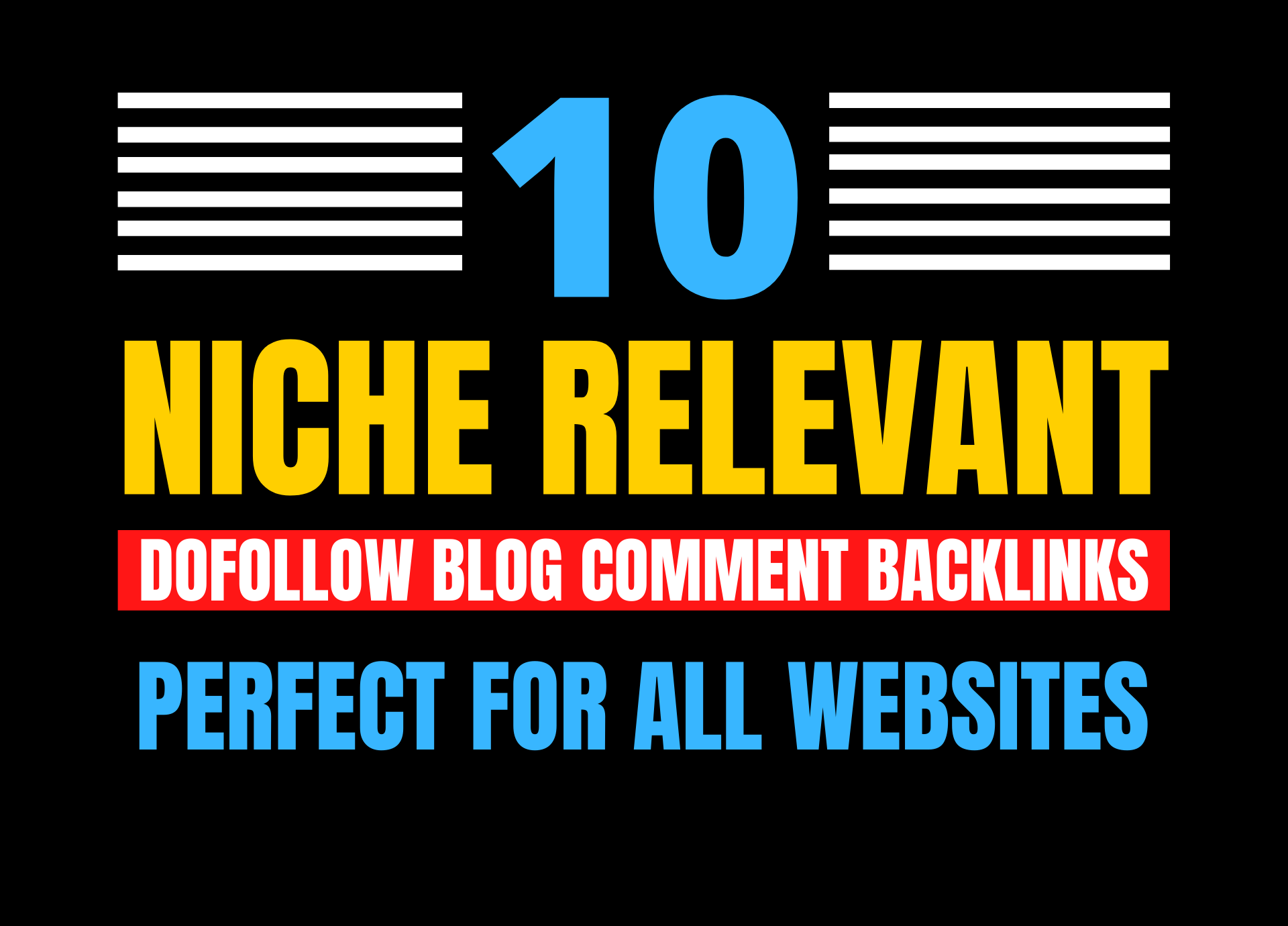 i will provide 05 niche relevant dofollow blog comment backlinks