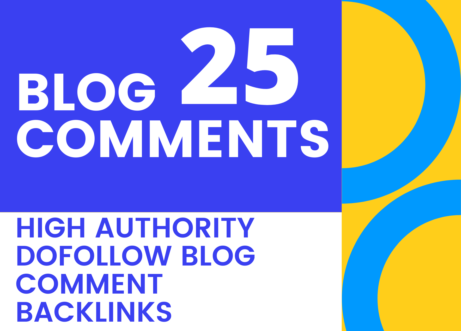 i will provide 25 high authority manual dofollow blog comments