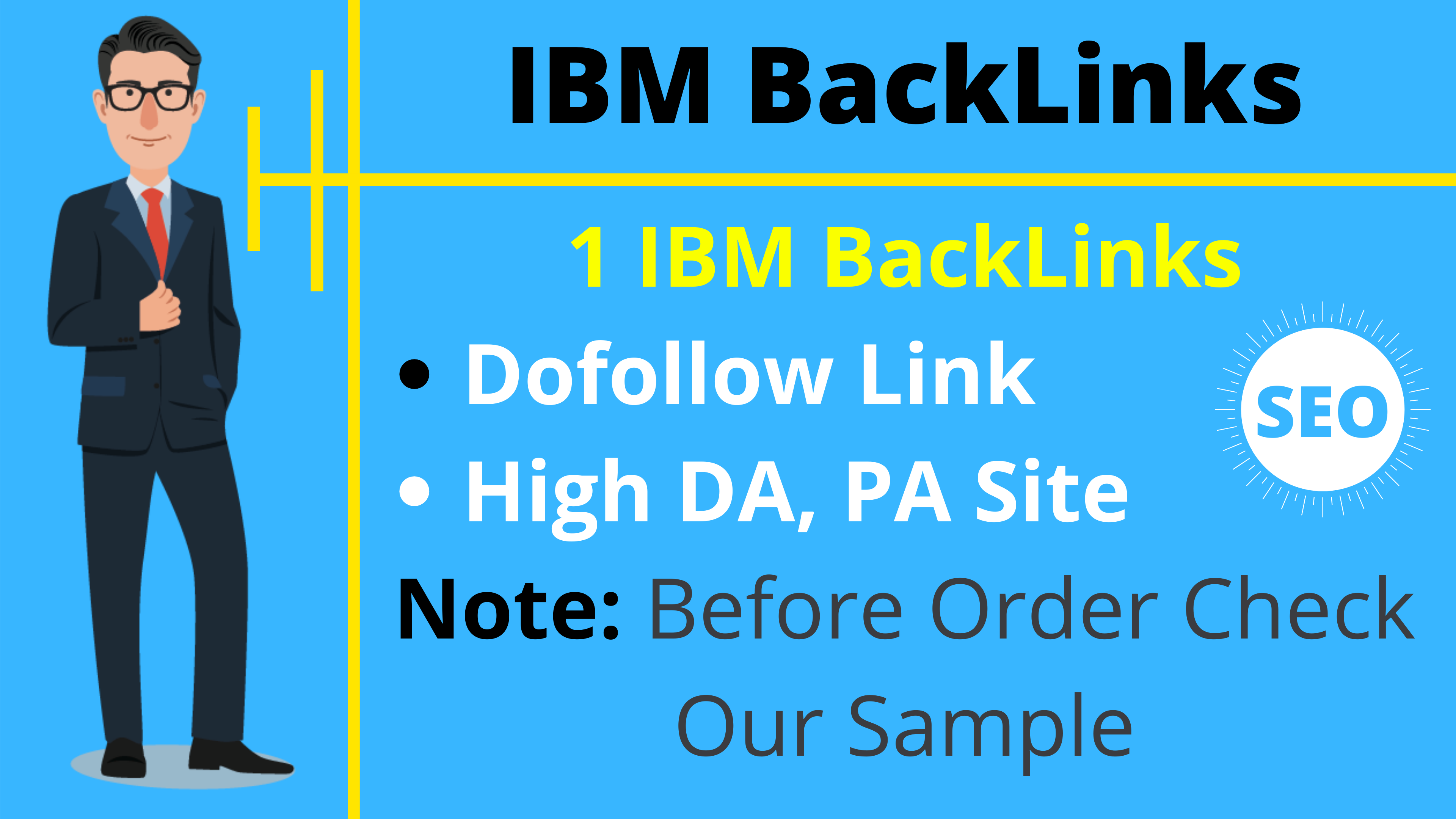 IBM 1 Dofollow Backlink High Quality 92 DA and PA White Hat SEO