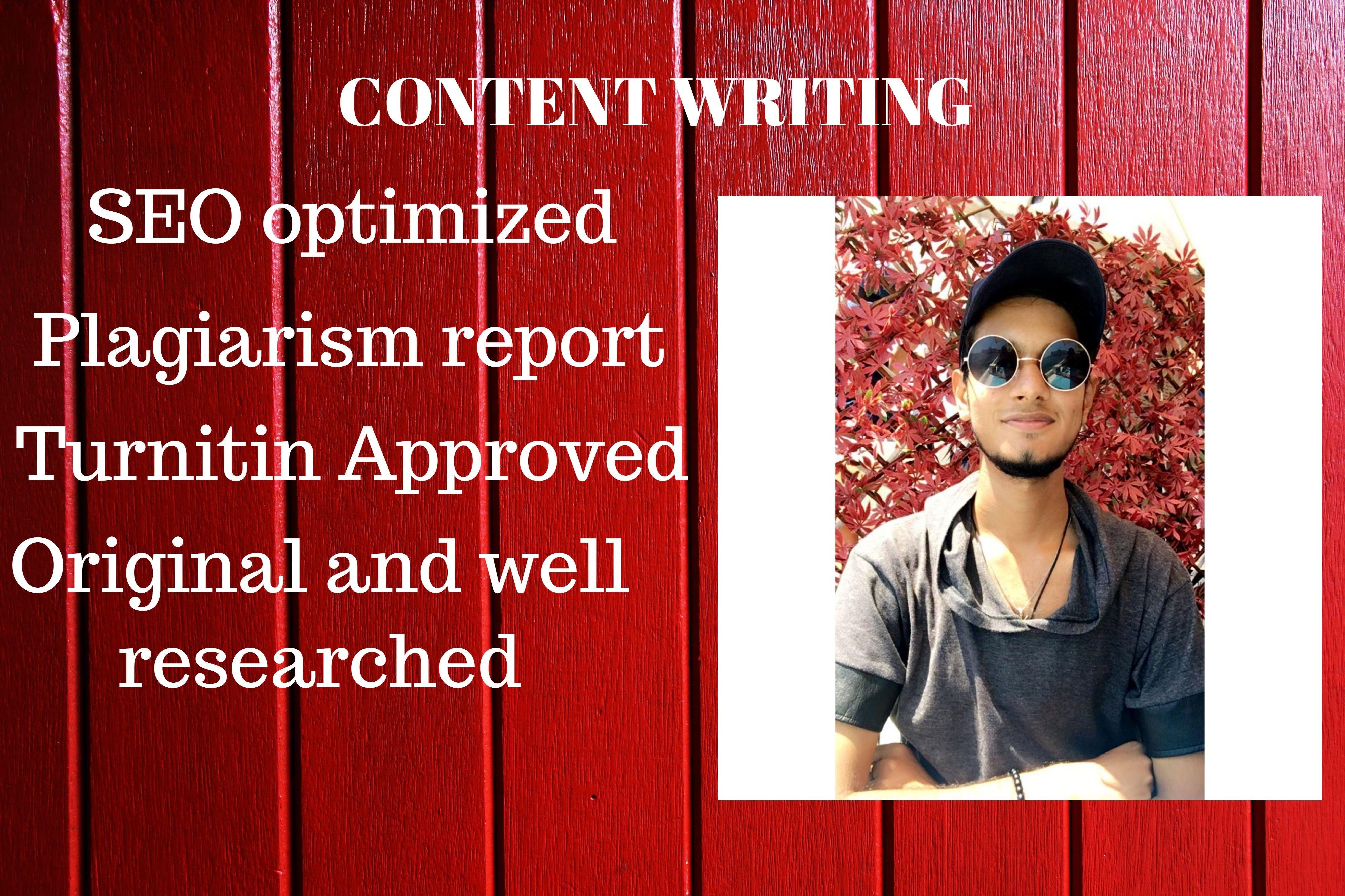 1000 - words unique article writing