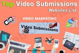 I will make manual video submission on top 85 video sharing sites 