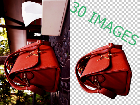 I will remove the background of your images (30 images)