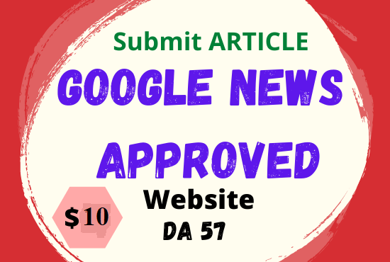 Provide guest post on da 57 google news approved website