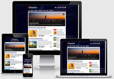 I will create a perfect blogger website for you