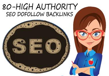I will create high authority SEO dofollow backlinks