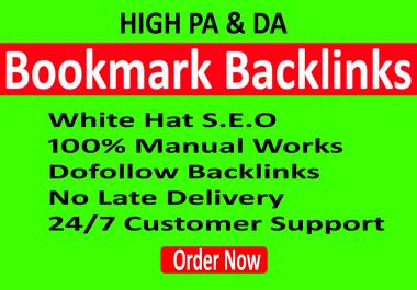 i will create 15 Dofollow Bookmark submission with SEO Backlinks