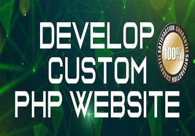 I will Design & Develop Full PHP Website